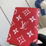 Louis Vuitton M26059 coated canvas passport cover multi color