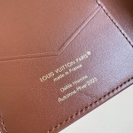 Louis Vuitton M26059 coated canvas passport cover multi color