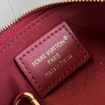 Louis Vuitton Lipstick Mini Cosmetic Pouch Monogram Canvas with Chain