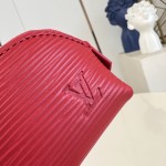 Louis Vuitton Lipstick Mini Cosmetic Pouch Monogram Canvas with Chain
