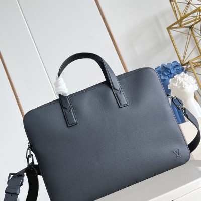 Louis Vuitton Gate Briefcase Waxed Calf Leather M15258