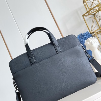 Louis Vuitton Gate Briefcase Waxed Calf Leather M15258