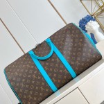 Louis Vuitton Keepall Bandoulière 50 Monogram Eclipse travel bag replica
