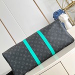 Louis Vuitton Keepall Bandoulière 50 Monogram Eclipse travel bag replica
