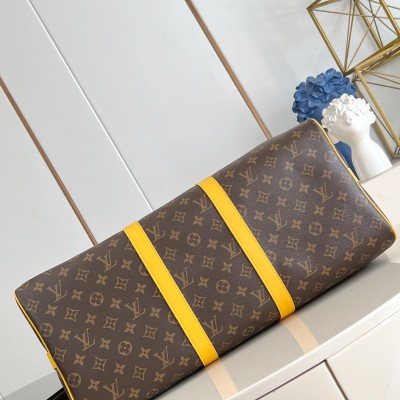 Louis Vuitton - Keepall Bandoulière 50 Monogram Eclipse Travel Bag