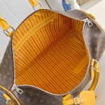 Louis Vuitton Keepall Bandoulière 50 Monogram Eclipse travel bag replica