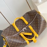 Louis Vuitton Keepall Bandoulière 50 Monogram Eclipse travel bag replica