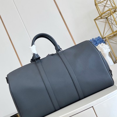 Louis Vuitton - Keepall Bandoulière 50 Travel Bag Waxed Calfskin Leather M26118