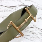 Gucci Brown Canvas Tote with Gray-Green and White Leather – Model 850926 / 850546