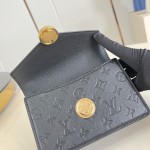 Louis Vuitton Wallet On Chain Rosy replica Monogram Empreinte leather