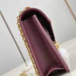 Louis Vuitton Wallet On Chain Rosy replica Monogram Empreinte leather