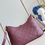 Louis Vuitton Boulogne Handbag replica in purple-red embossed leather