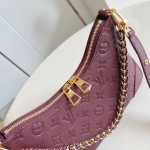 Louis Vuitton Boulogne Handbag replica in purple-red embossed leather