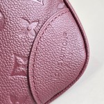 Louis Vuitton Boulogne Handbag replica in purple-red embossed leather