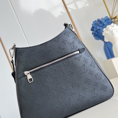 Louis Vuitton - All Around Medium Handbag Monogram Perforated Leather M14617 Light Brown / Black