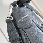 Louis Vuitton All Around medium handbag Monogram perforated leather light coffee black