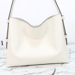 Gucci Brown Canvas Tote with Gray-Green and White Leather – Model 850926 / 850546