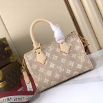 Louis Vuitton Speedy Bandoulière 20 Meowgram canvas handbag with cat charm