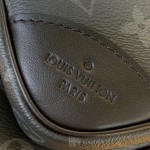 Louis Vuitton Weekender M11512 in Black Monogram Eclipse Canvas with multiple pockets