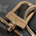 Louis Vuitton Weekender M11512 in Black Monogram Eclipse Canvas with multiple pockets