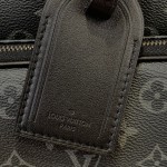 Louis Vuitton Weekender M11512 in Black Monogram Eclipse Canvas with multiple pockets