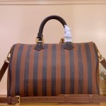 Louis Vuitton Speedy P9 Bandoulière 40 M24417 - Stripes Monogram Leather Handbag