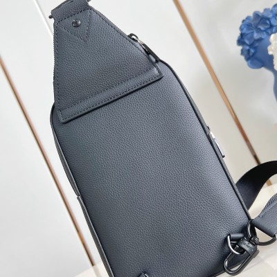 Louis Vuitton - Avenue Monogram Eclipse Coated Canvas Small Shoulder Bag