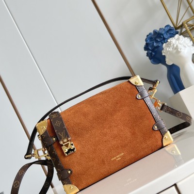 Louis Vuitton - Side Trunk MM M15072 Monogram Coated Canvas S-Lock Closure