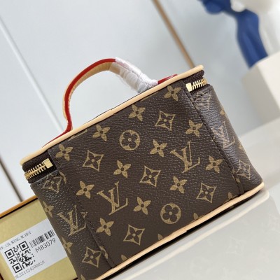 Louis Vuitton - M83079 Nice Beauty Pouch Monogram Canvas with VVN Handles & Vuittonite Lining