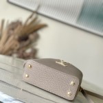 Louis Vuitton Capucines Mini Handbag with rhinestone LV letters and Flower Crown handle
