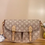 Louis Vuitton Escape Handbag M15134 featuring the Meowgram pattern and hand-painted cat leather embellishment