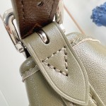 Louis Vuitton CarryAll Vibe MM Handbag in Monogram Empreinte Leather with Detachable LV Tag