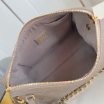 Louis Vuitton M25904 Mahina Hand It All PM – Perforated Calf Leather with Detachable Leather Strap & Woven Chain Handle
