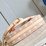 Louis Vuitton Escape Handbag with Meowgram Pattern and Leather Cat Detail from LV Travels with Grace Coddington Collection