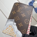 Louis Vuitton M25753 Monogram Passport Holder LV Travels With Grace Coddington Illustration