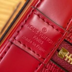 Louis Vuitton Sac Alma BB M25562 - Burgundy Monogram Epi Leather with Water Ripple Texture