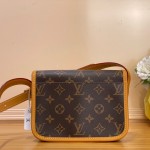 Louis Vuitton Satchel Mini Bag M26805 - Monogram Canvas with Aged Leather and Metallic Hardware