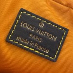 Louis Vuitton Trio Messenger Bag M26026 - Blue-Green Monogram Heritage Canvas with Striped Shoulder Strap
