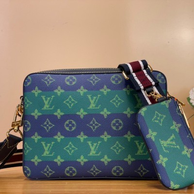 Louis Vuitton - Trio Messenger Bag M26026  BlueGreen