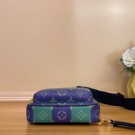 Louis Vuitton Sac Avenue Slingbag PM M26419 - Blue-Green Monogram Heritage Canvas with Shoulder Strap