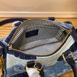 Louis Vuitton Speedy Bandoulière 25 M15276 - Denim and Colorblock with Monogram patches