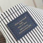 Louis Vuitton Speedy 25 Bandoulière Denim Handbag with Monogram and Damier Patterns