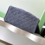 Chanel 25K Drawstring Bucket Bag AS5311 Brown Blue Green Suede