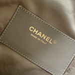 Chanel 25K Drawstring Bucket Bag AS5311 Brown Blue Green Suede