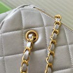 Chanel 25K Bowling Bag AS5791 in Black, Red, Beige, and Silver