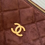 Chanel 25K Bowling Bag AS5791 in Black, Red, Beige, and Silver