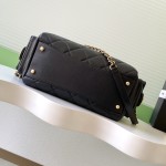 Chanel 25K Bowling Bag AS5791 in Black, Red, Beige, and Silver