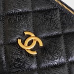Chanel 25K Bowling Bag AS5791 in Black, Red, Beige, and Silver