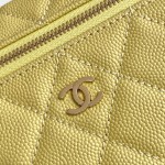 Chanel 25BLP Handle Box Bag Caviar Calfskin Black Gold Hardware