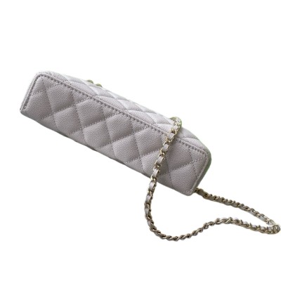 Chanel - 25BLP Handle Box Bag Caviar Calfskin Leather AP440700108 